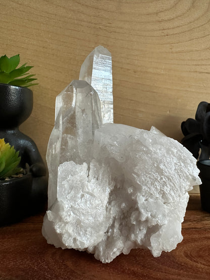 Lemurian Quartz Cluster 687g