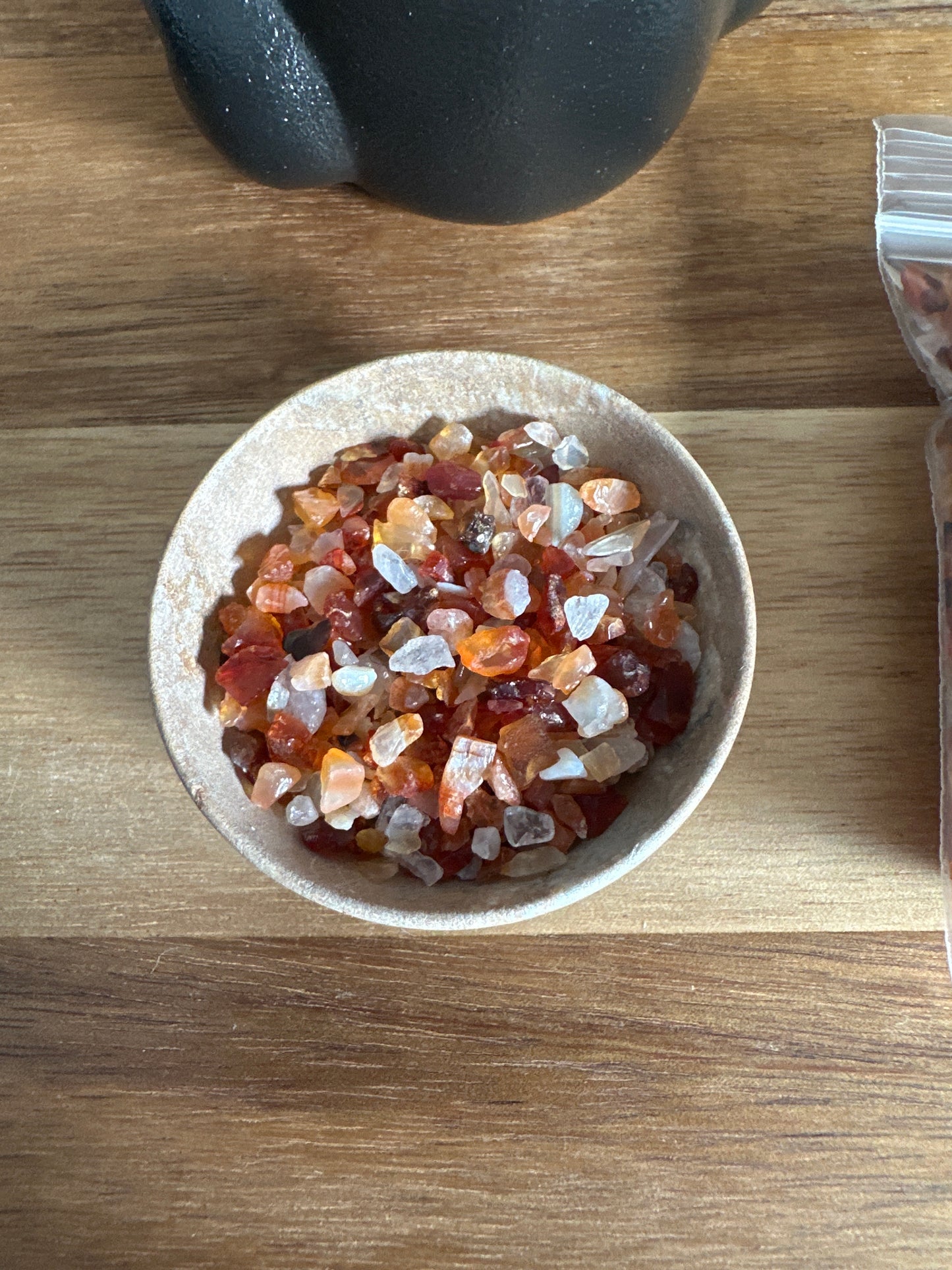 Crushed Carnelian Chips 100g