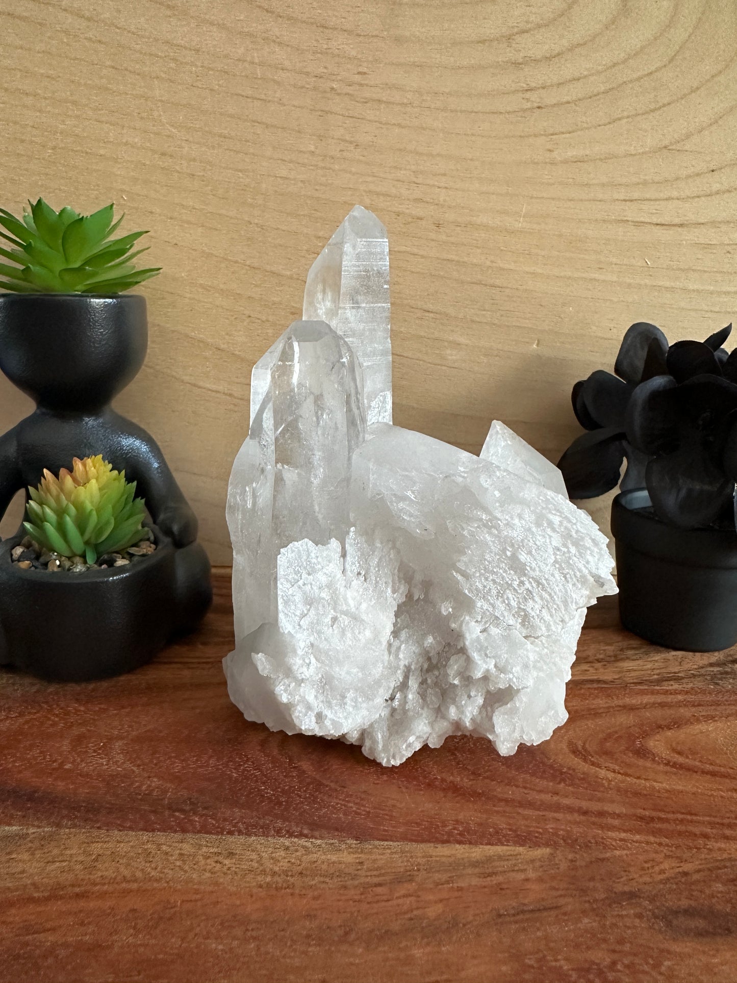 Lemurian Quartz Cluster 687g