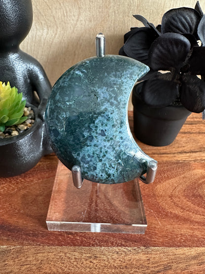 Moss Agate Moon 71g