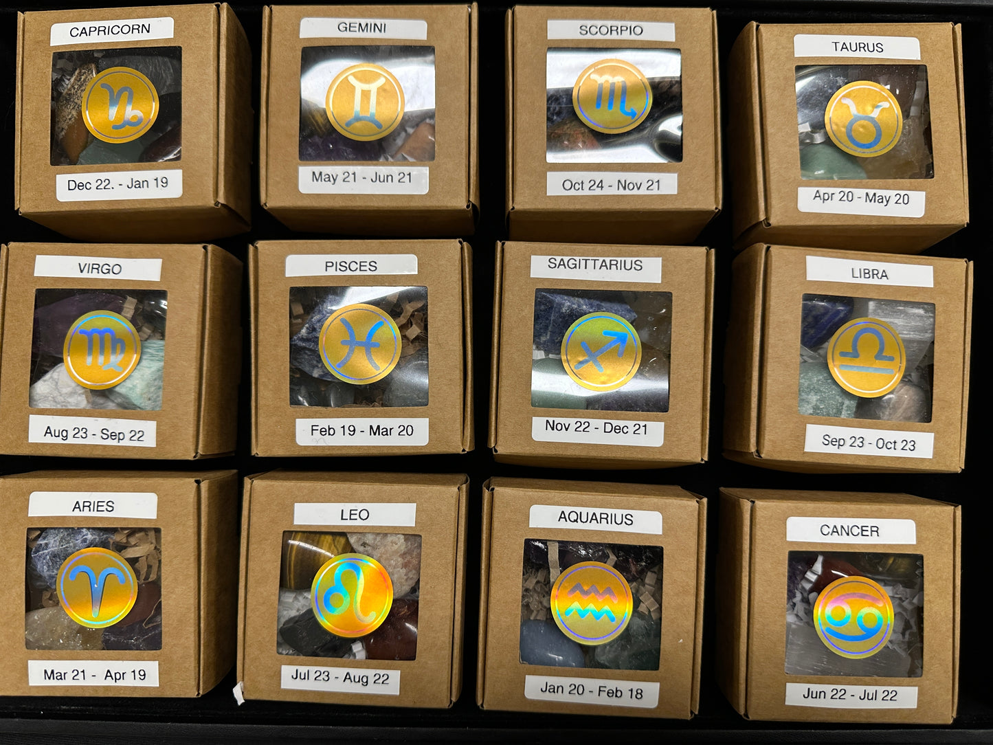 Zodiac Crystal Sets