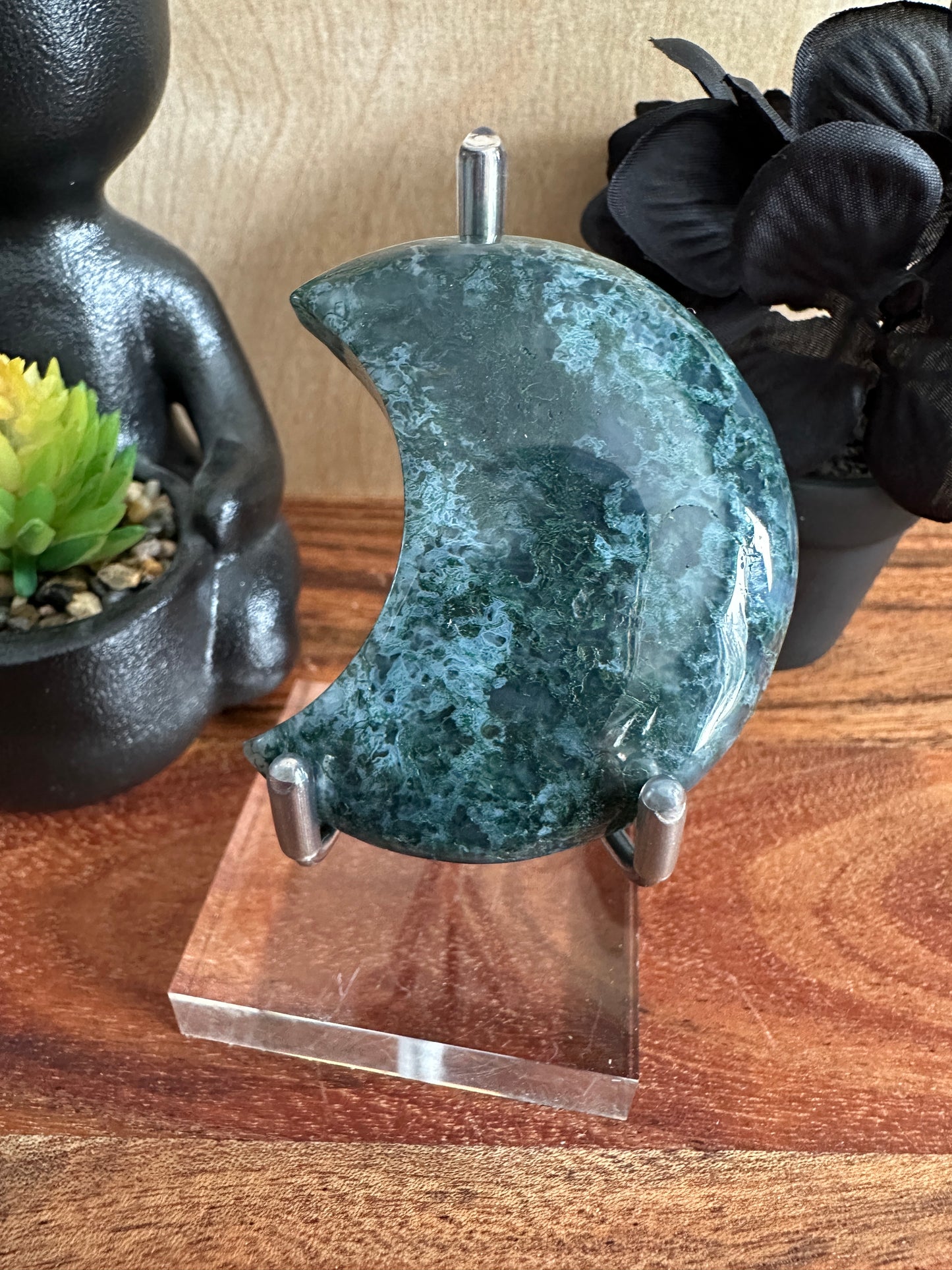 Moss Agate Moon 71g