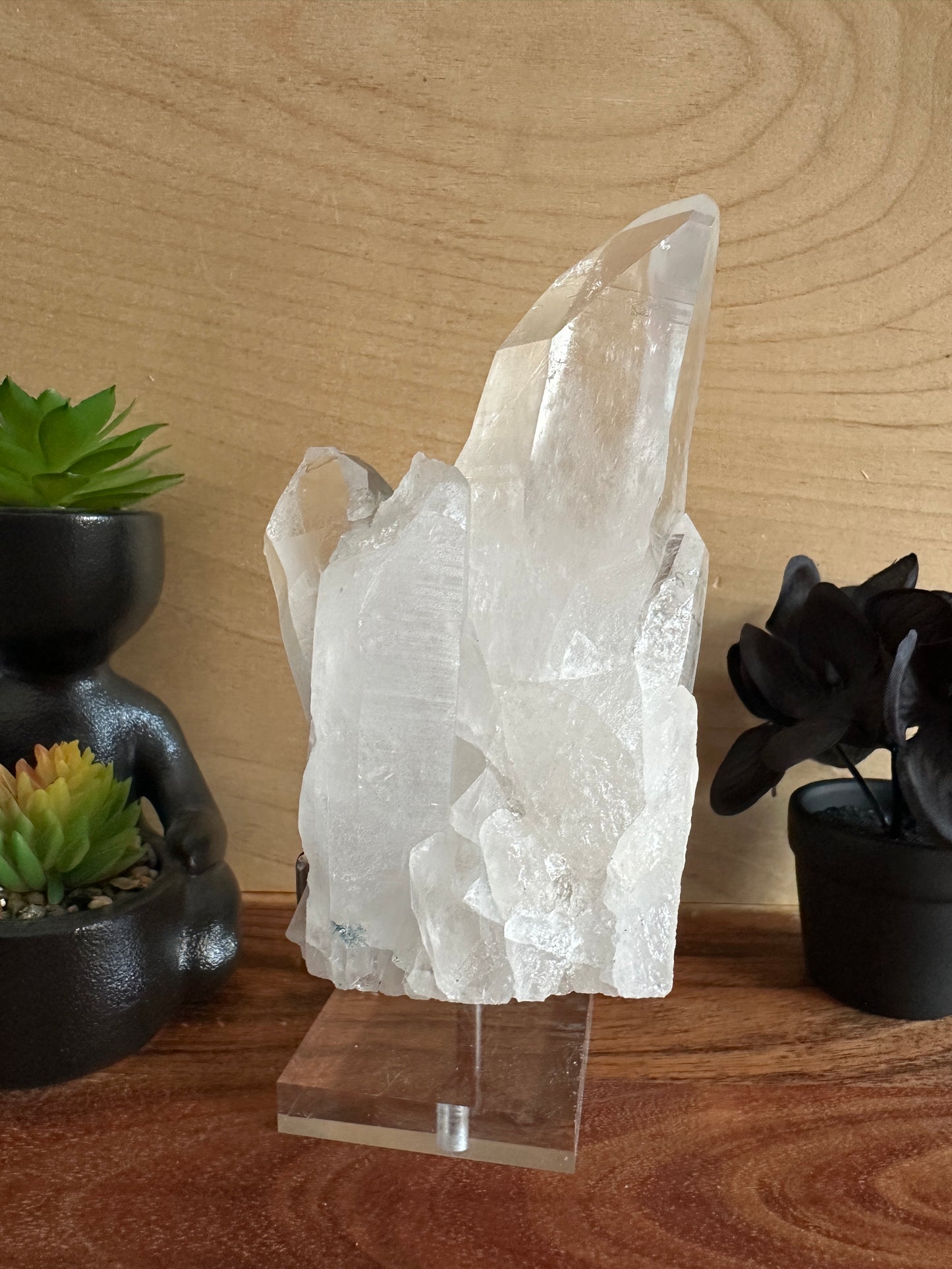 Lemurian Quartz Cluster 526g