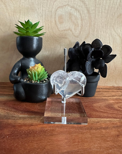 Clear Quartz Heart 29g