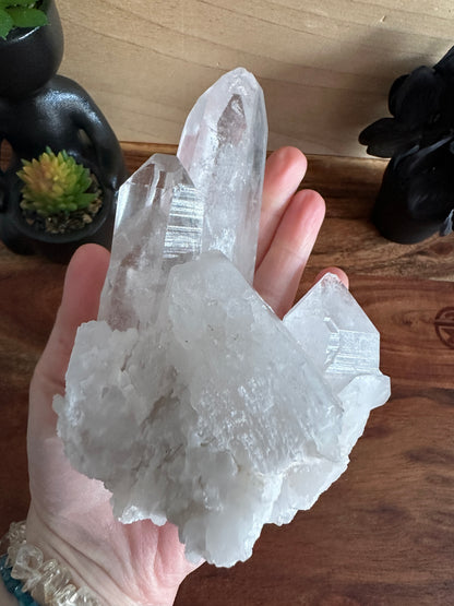 Lemurian Quartz Cluster 687g