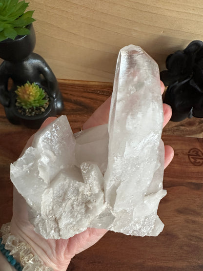 Lemurian Quartz Cluster 687g