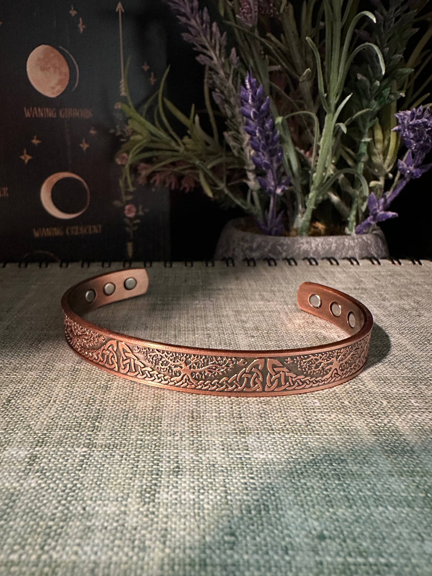 T-Tree of Life Copper Magnetic Bracelet