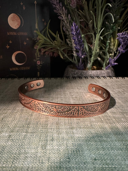 T-Tree of Life Copper Magnetic Bracelet