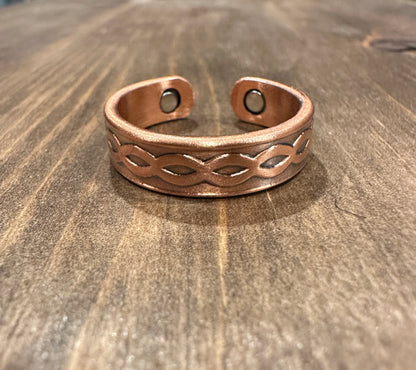 Infinity Magnetic Copper Ring