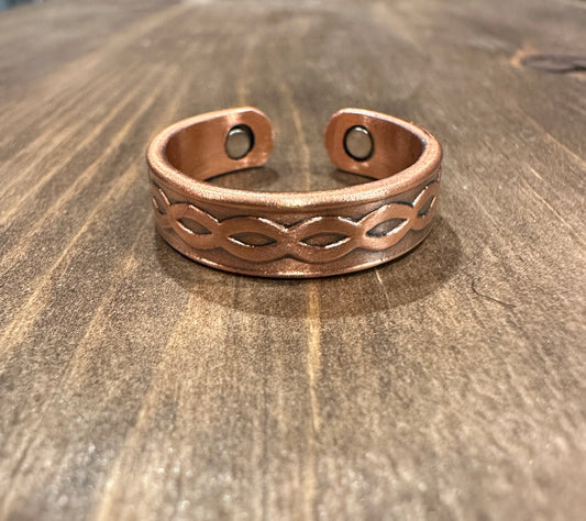 Infinity Magnetic Copper Ring
