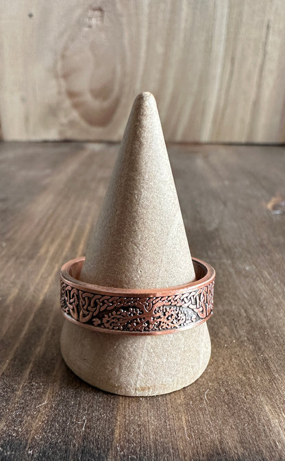 Tree of Life Magnetic Copper Ring