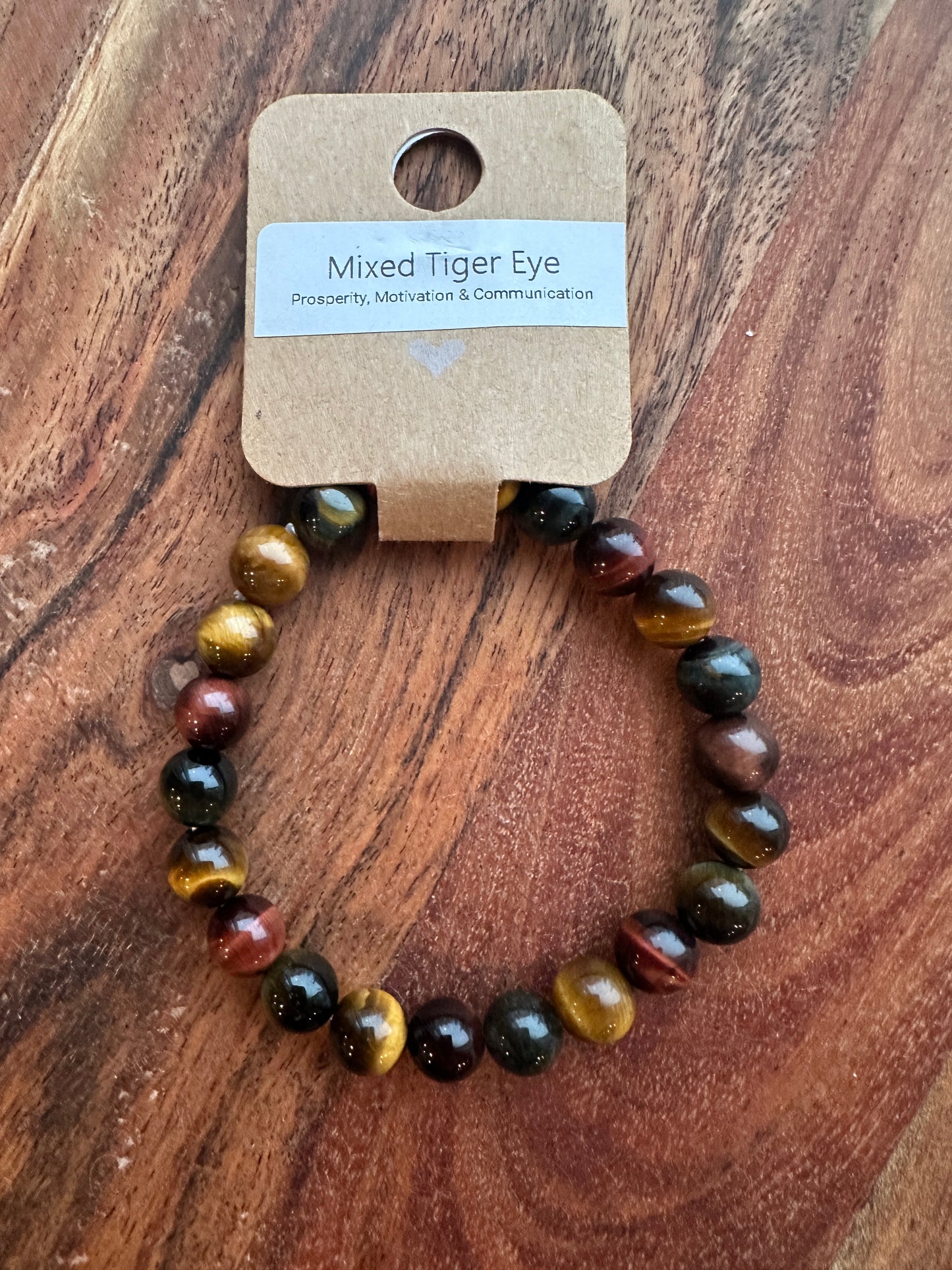 Mixed Tiger Eye Bead Bracelet