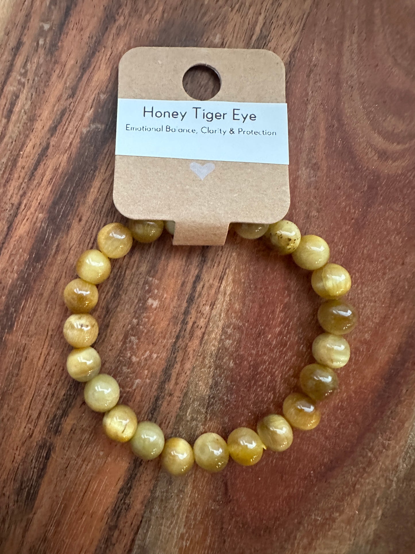 Honey Tiger Eye Bead Bracelet