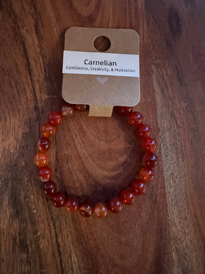 Carnelian Bead Bracelet