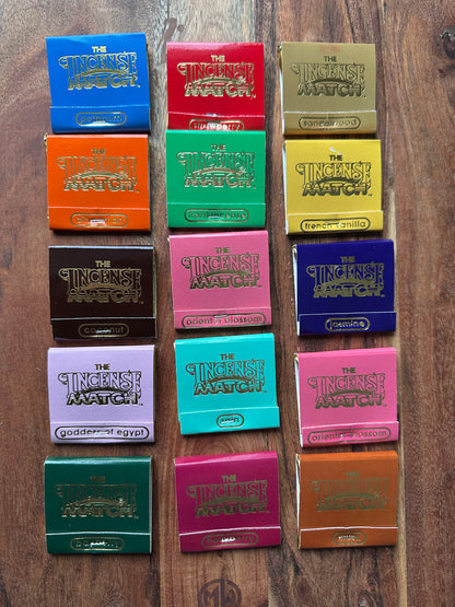 15 Scent Incense Match Bundle