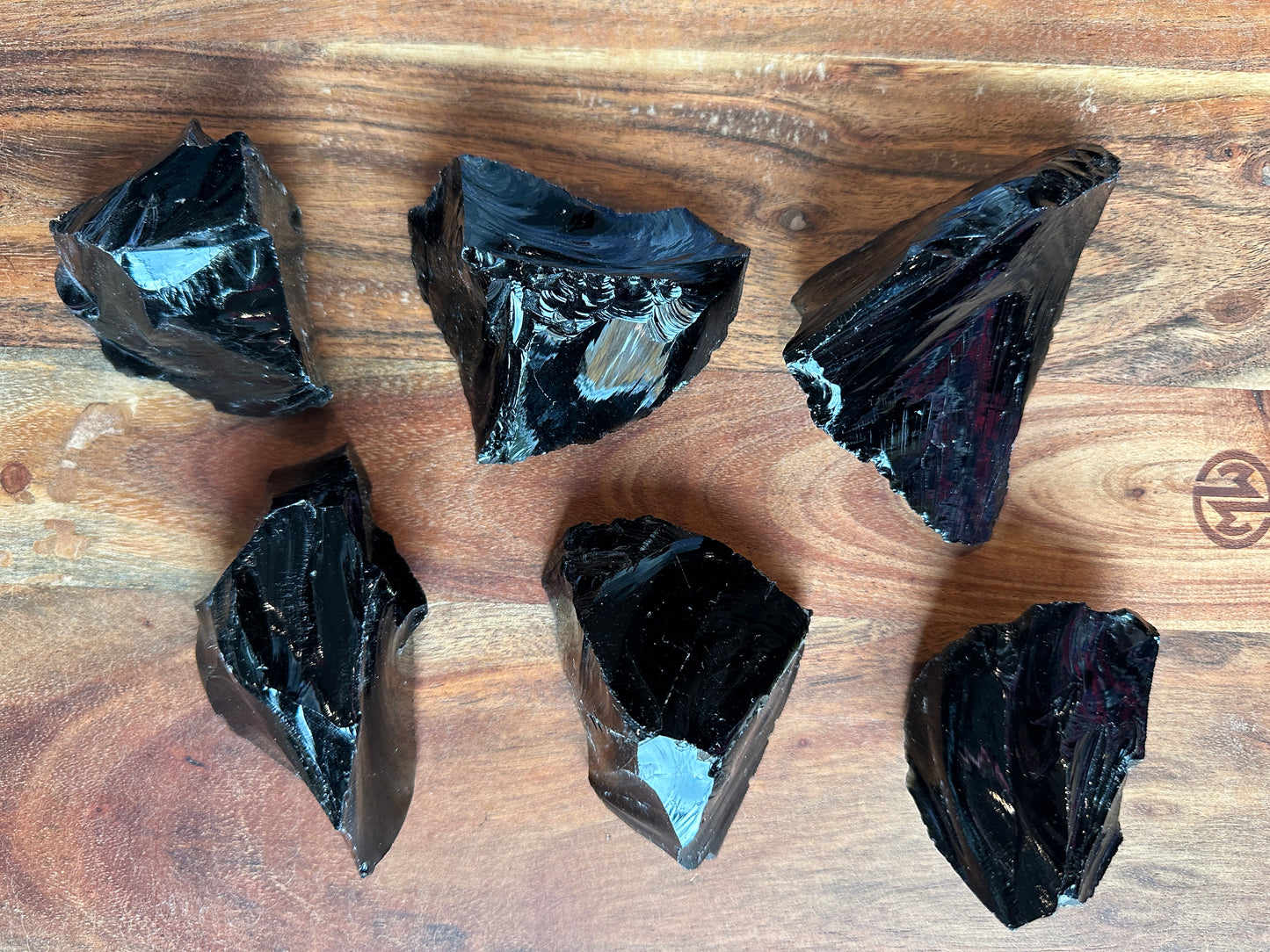 Raw Black Obsidian Chunks