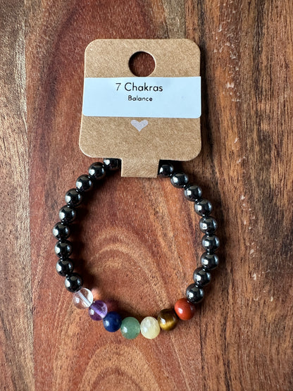 7 Chakra Bead Bracelet