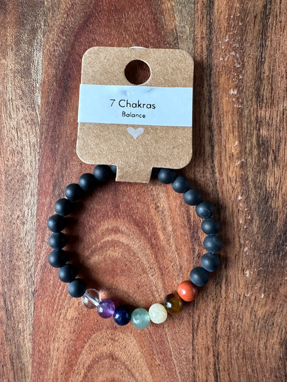 7 Chakra Bead Bracelet