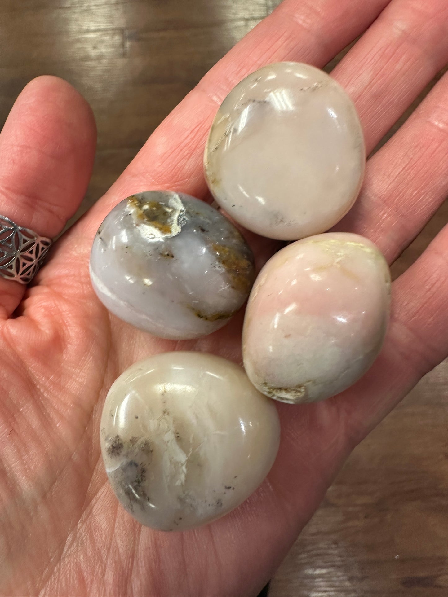 Pink Opal Tumbles