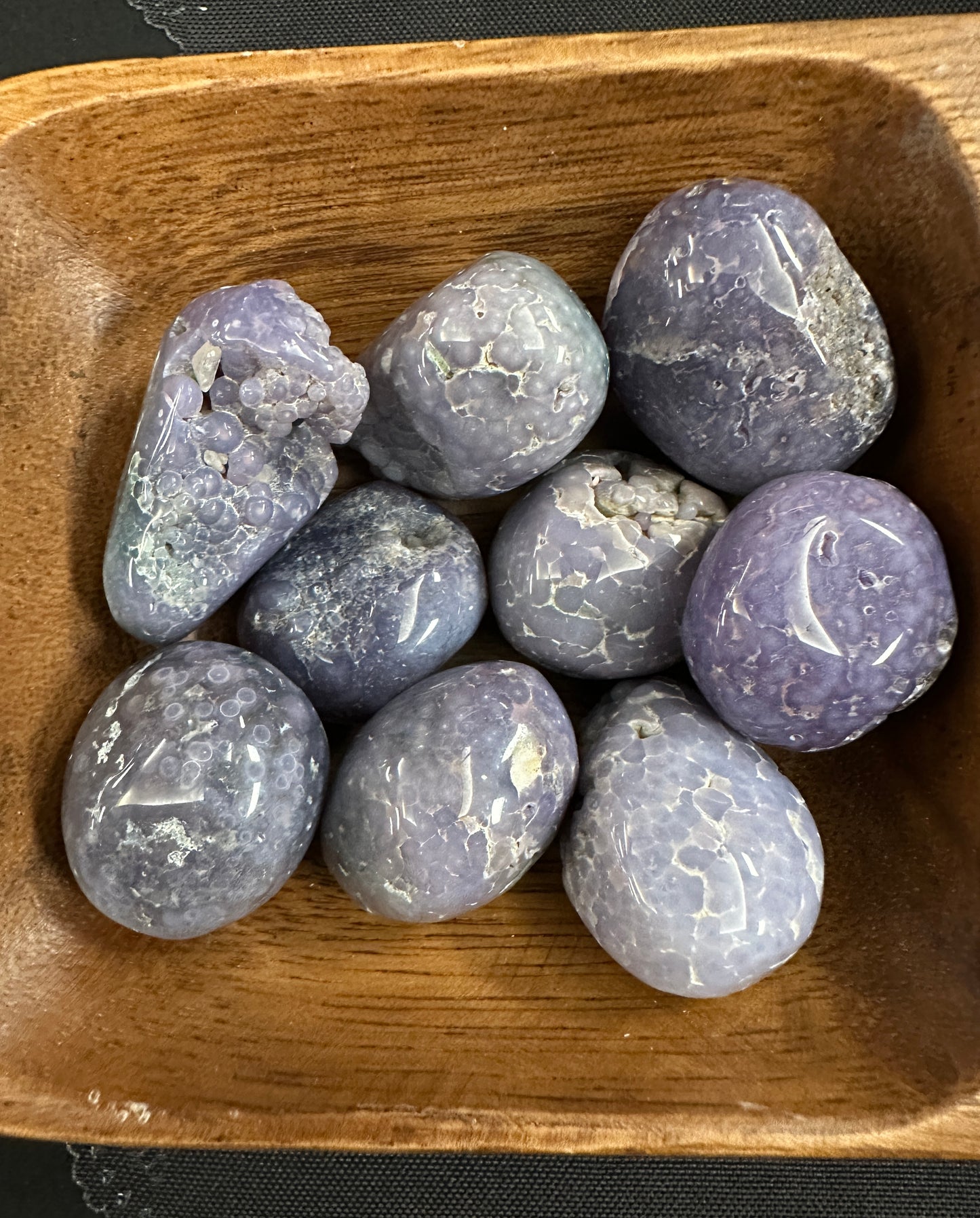 Grape Agate Tumbles
