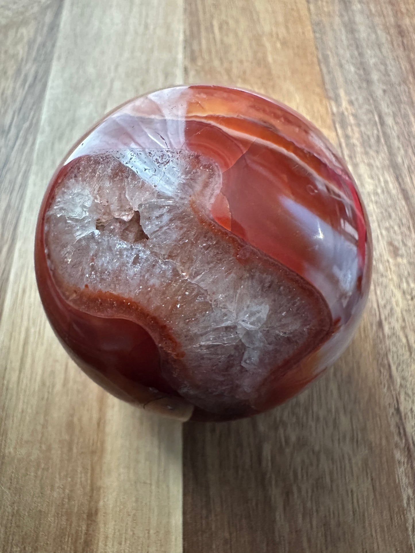 Carnelian Sphere 435g