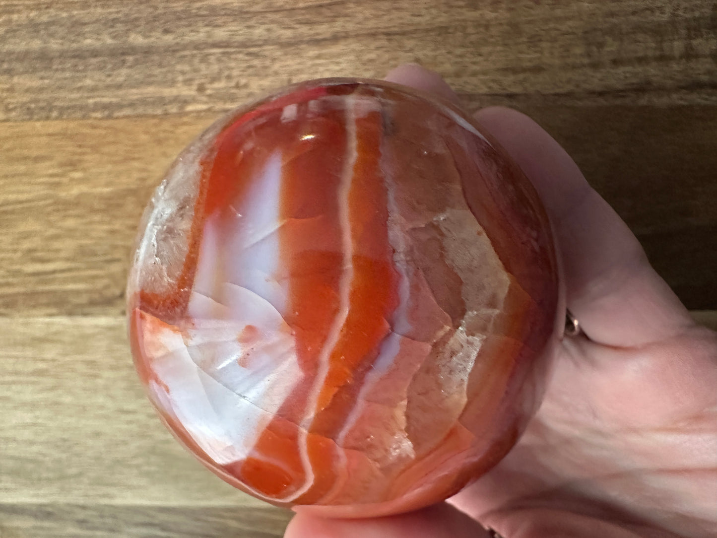 Carnelian Sphere 435g