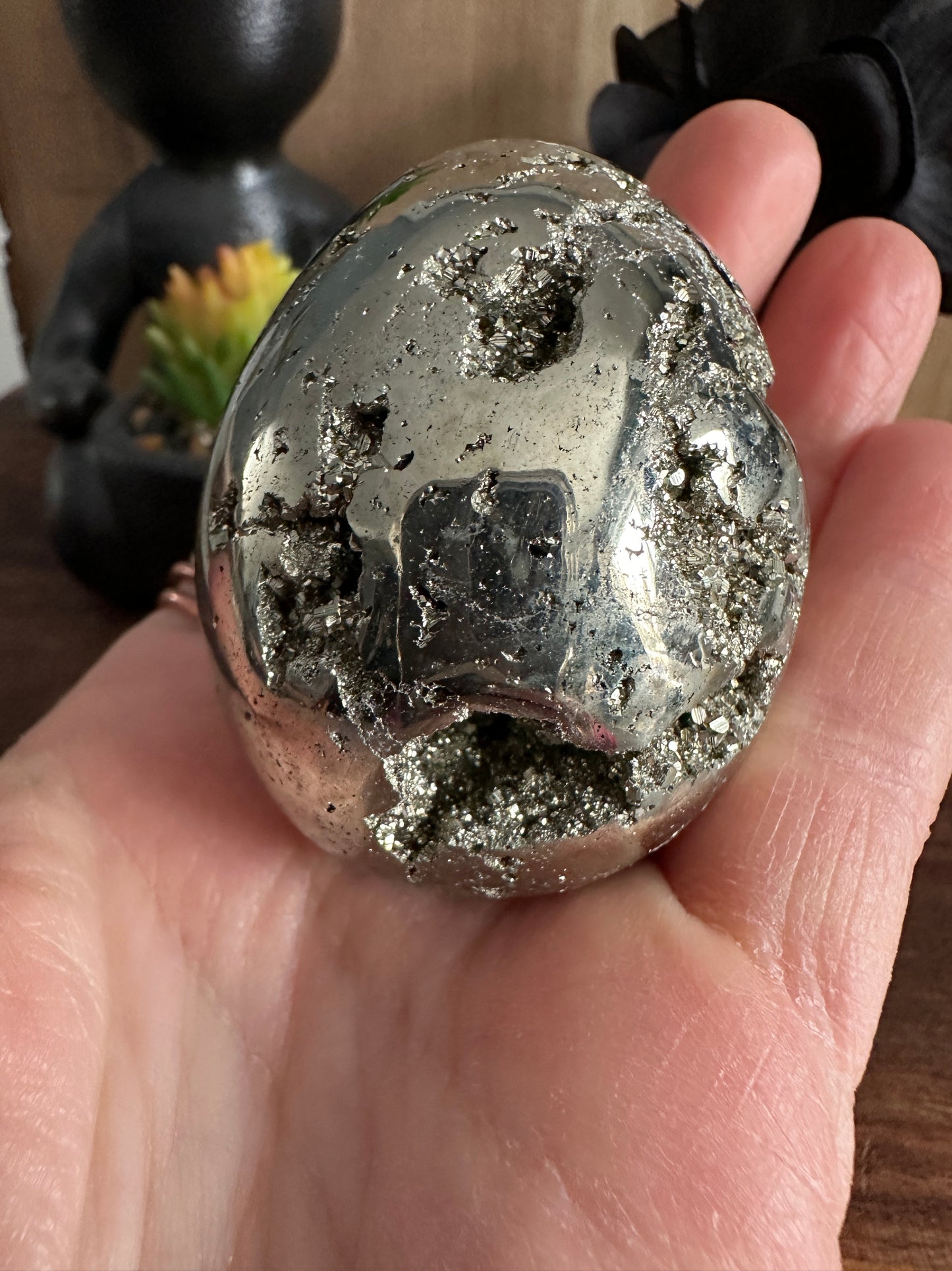 Pyrite Egg 218g