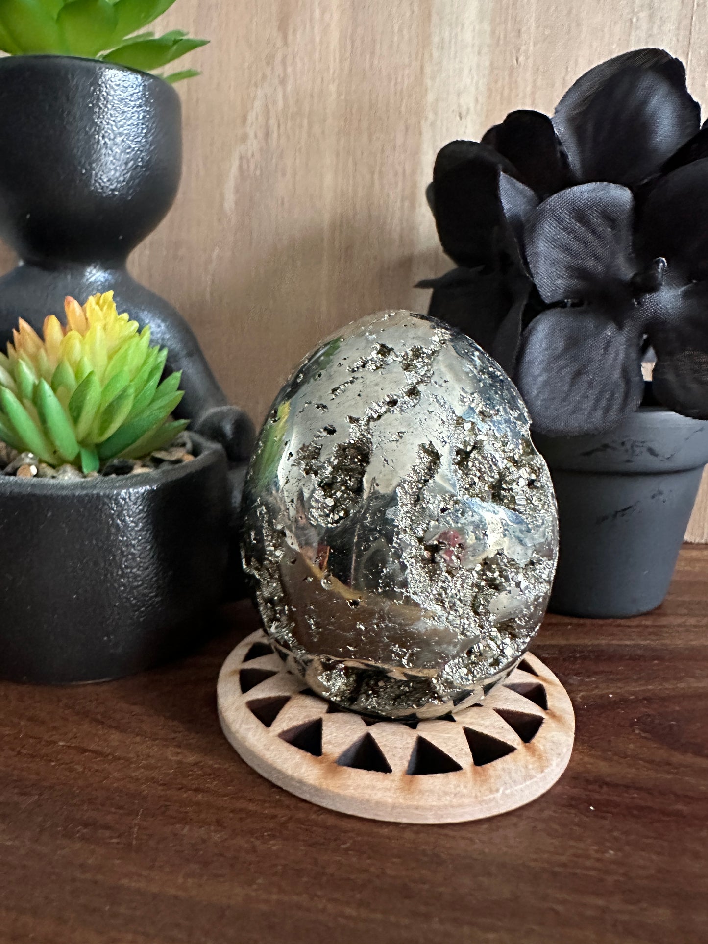 Pyrite Egg 218g