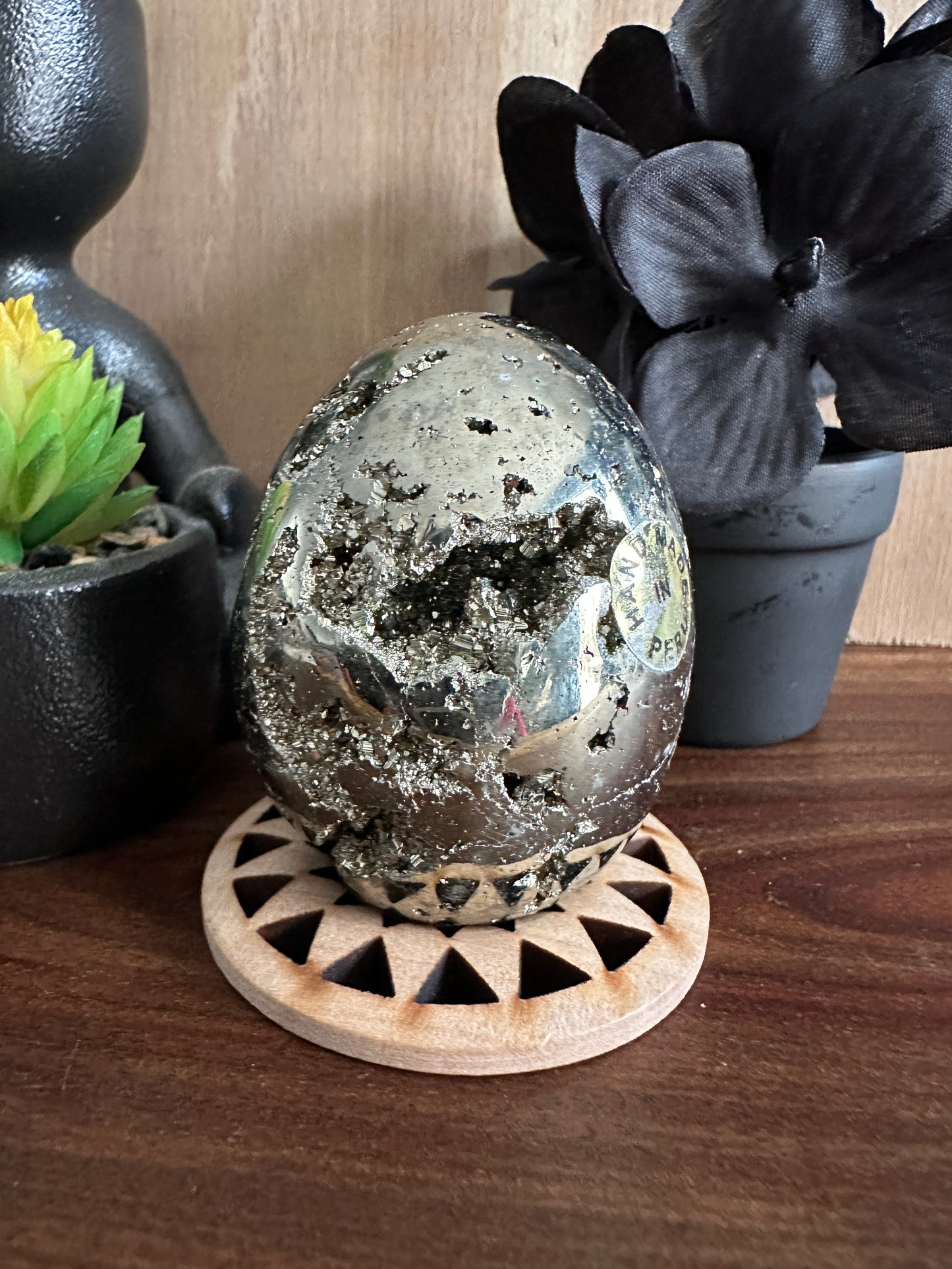 Pyrite Egg 218g