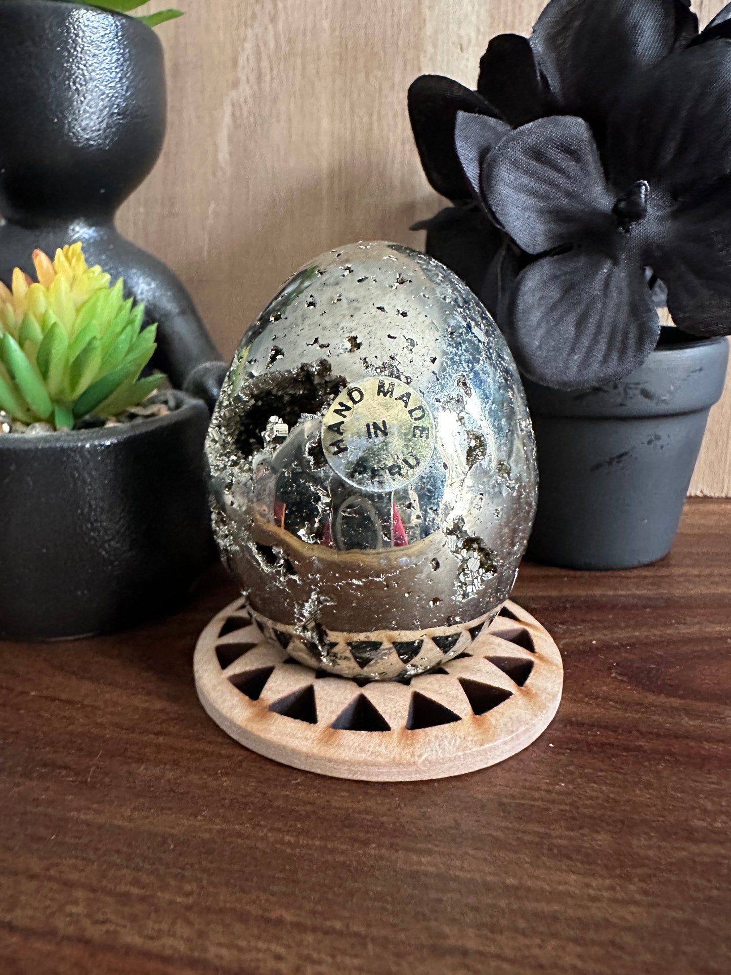 Pyrite Egg 218g