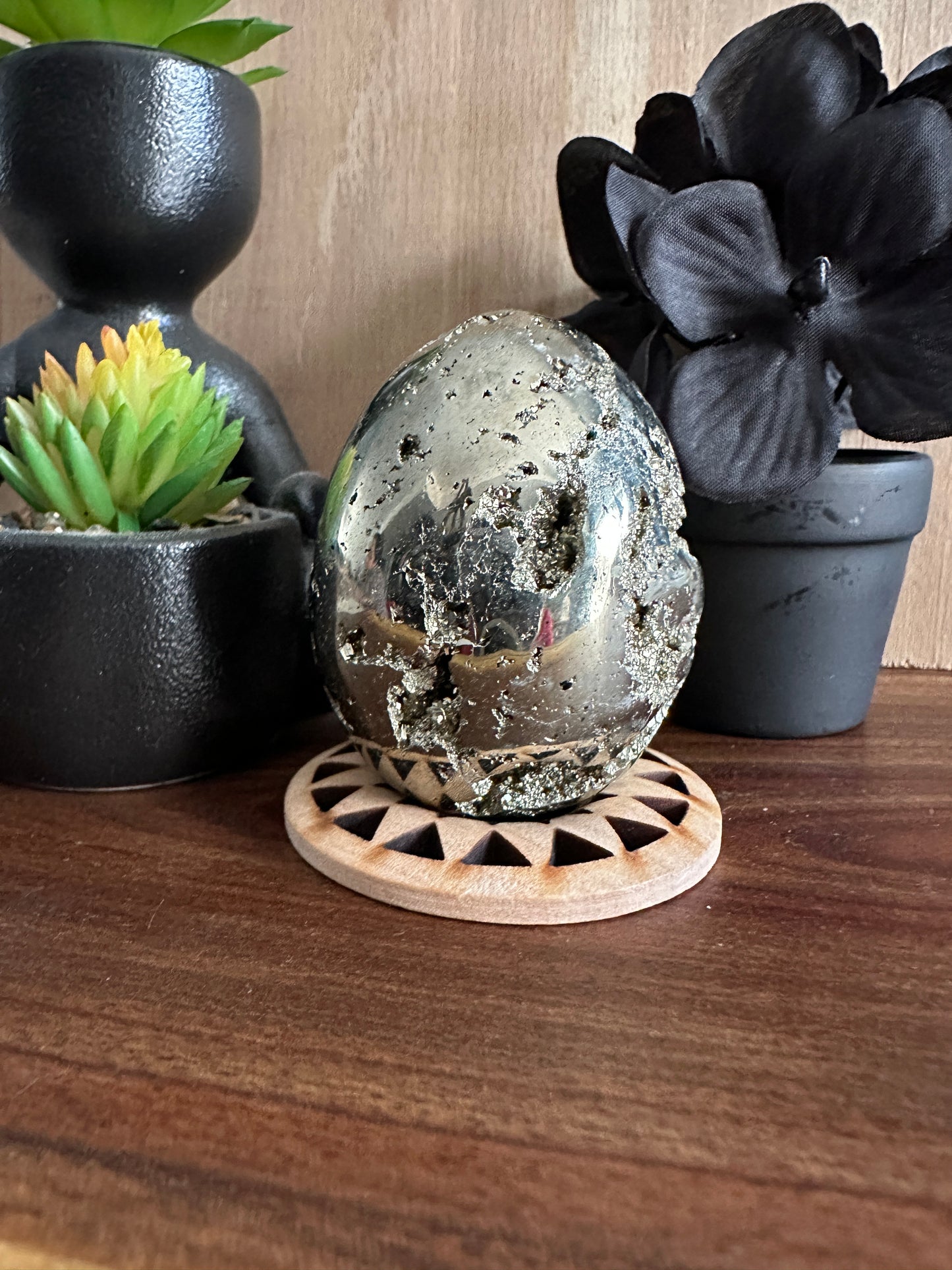 Pyrite Egg 218g