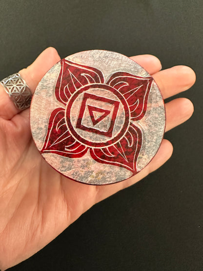Root chakra Soapstone Box
