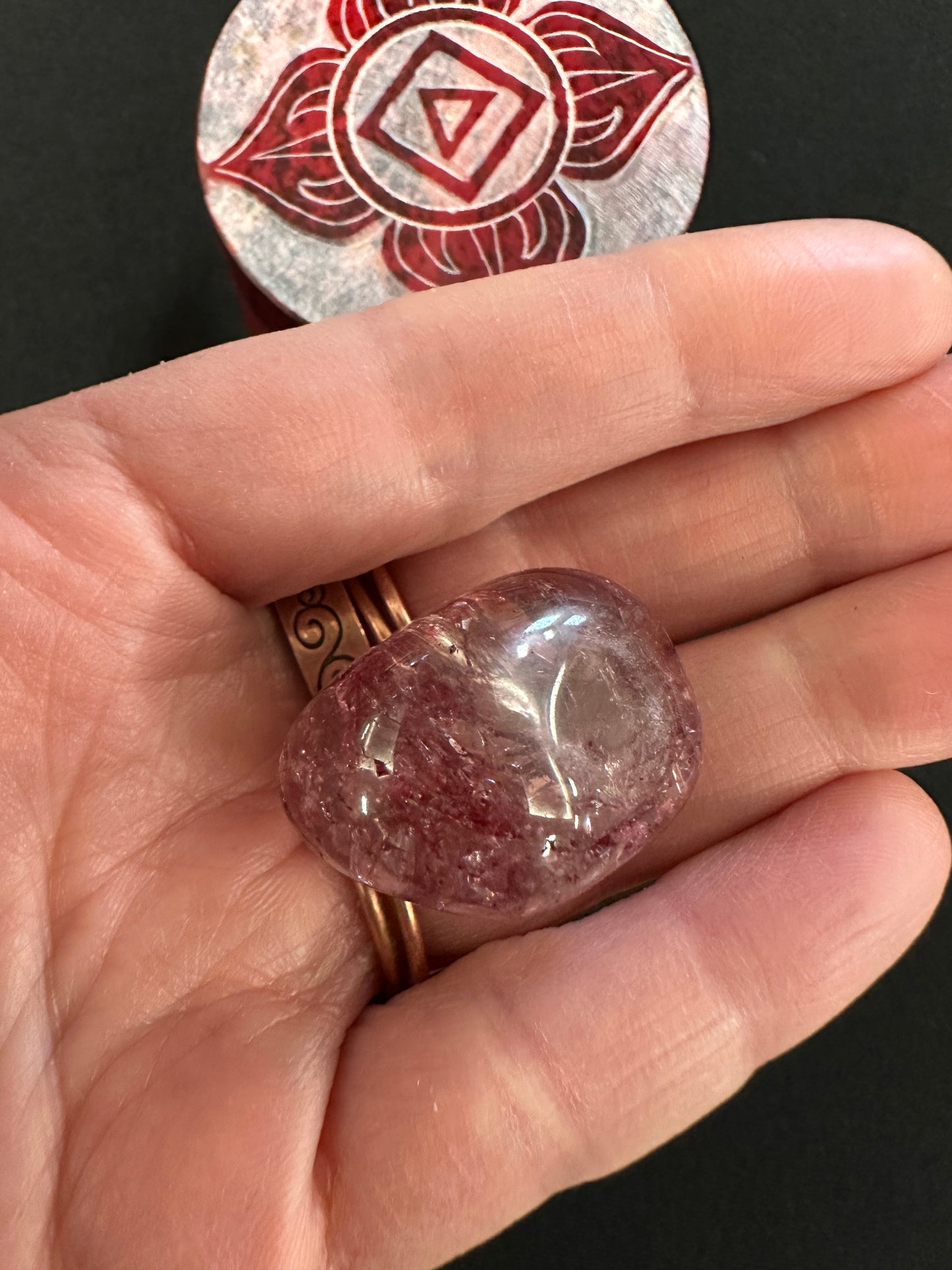 Root chakra Soapstone Box
