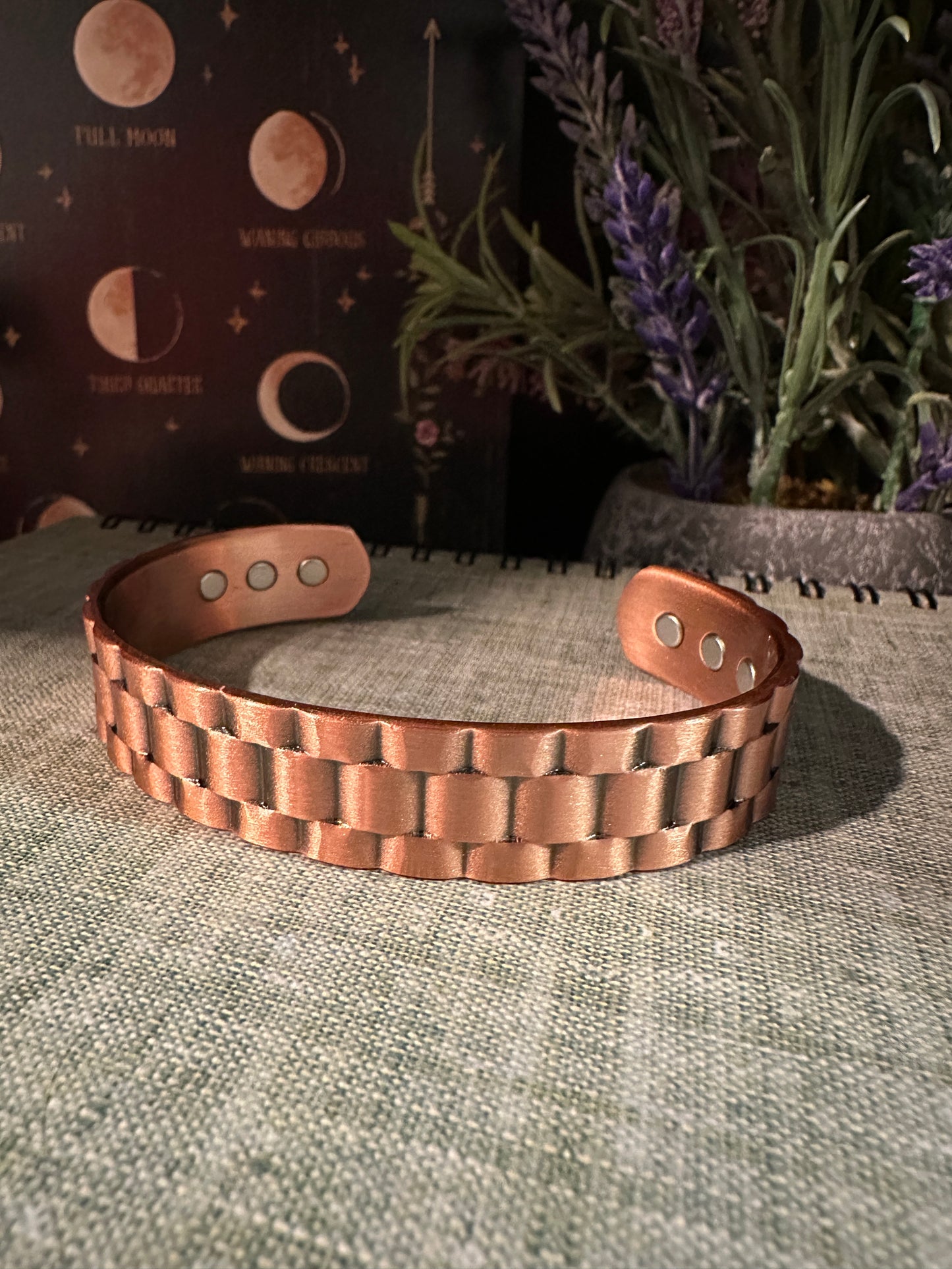 Watchband Magnetic Copper Cuff Bracelet