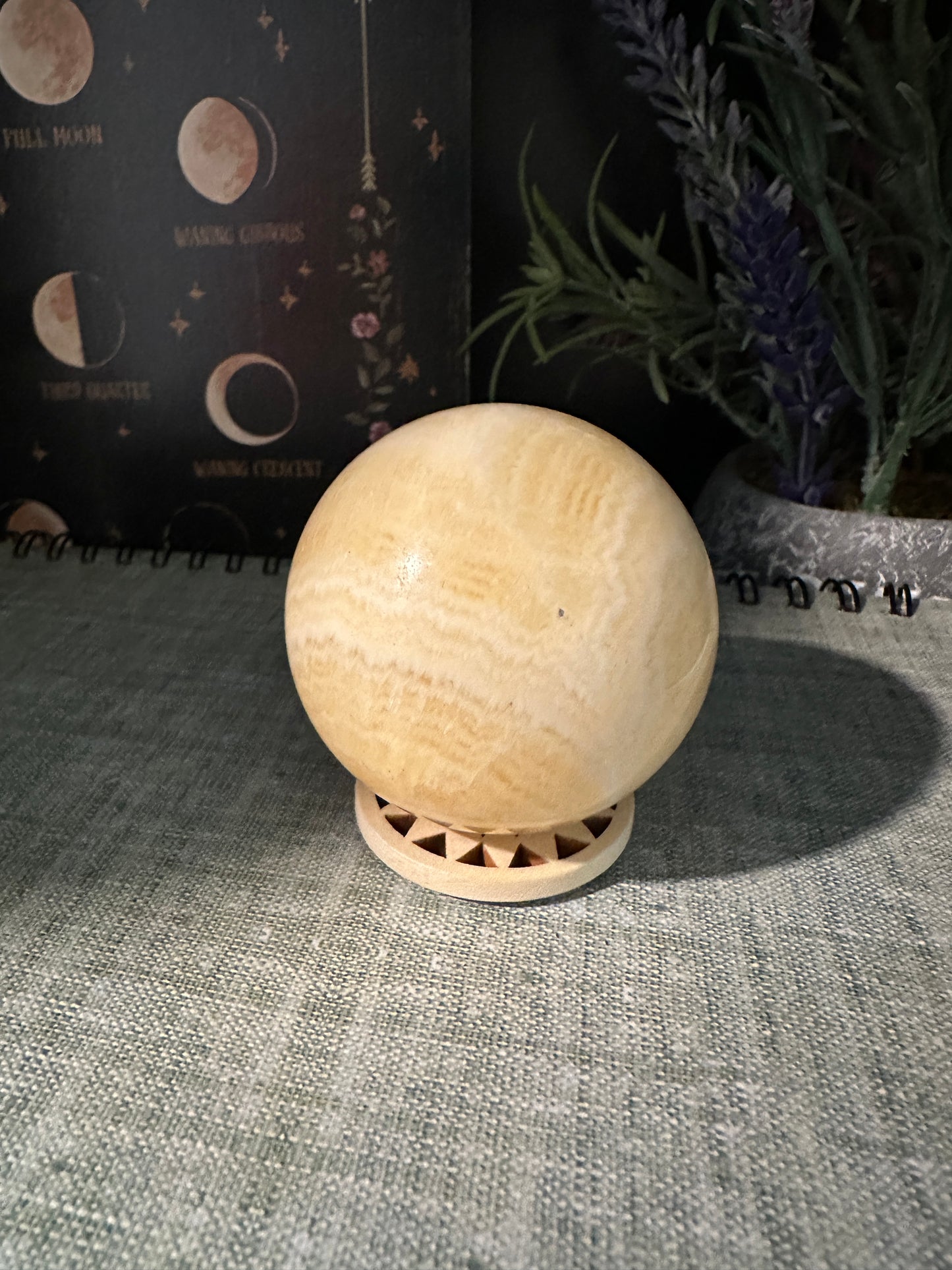 Orange Calcite Sphere