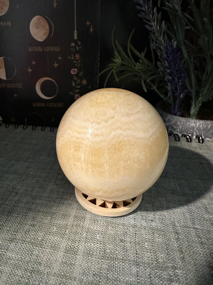 Orange Calcite Sphere