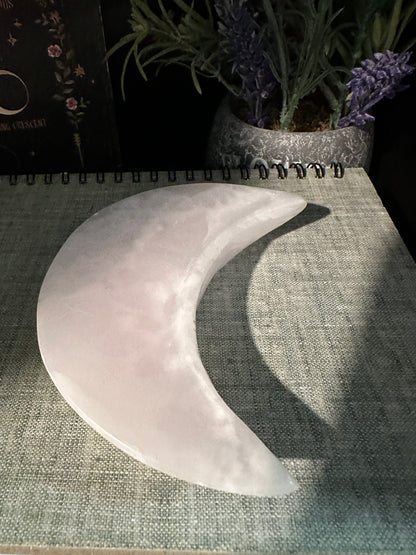 Pink Calcite Moon bowl