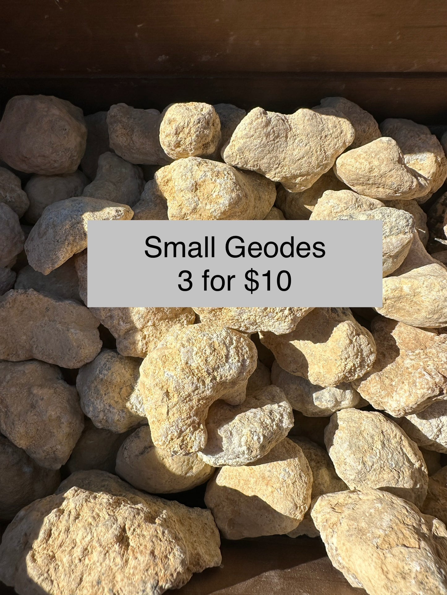 Break Your Own Geodes