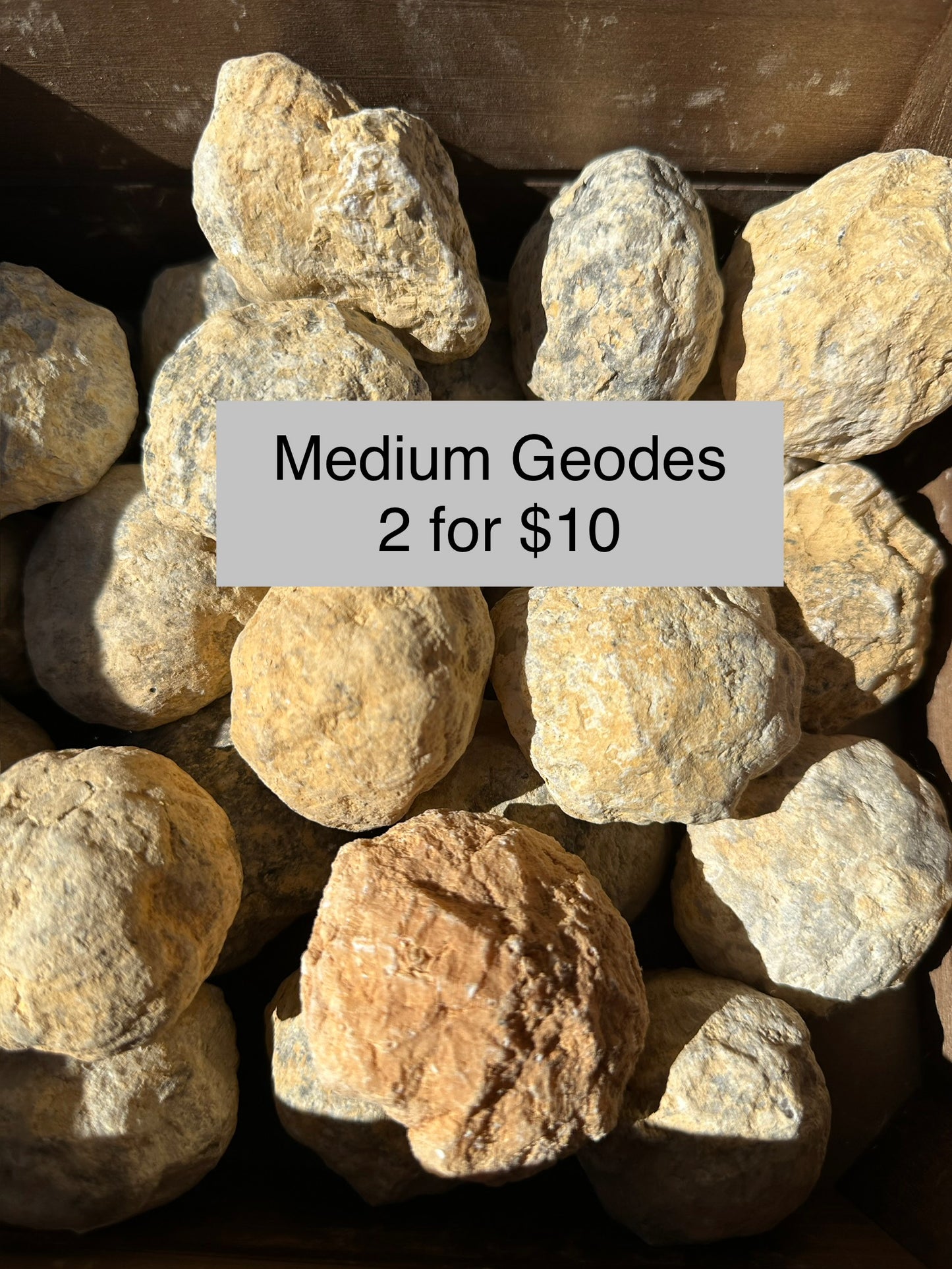 Break Your Own Geodes