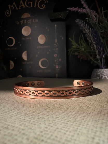 Infinity Magnetic Copper Bracelet