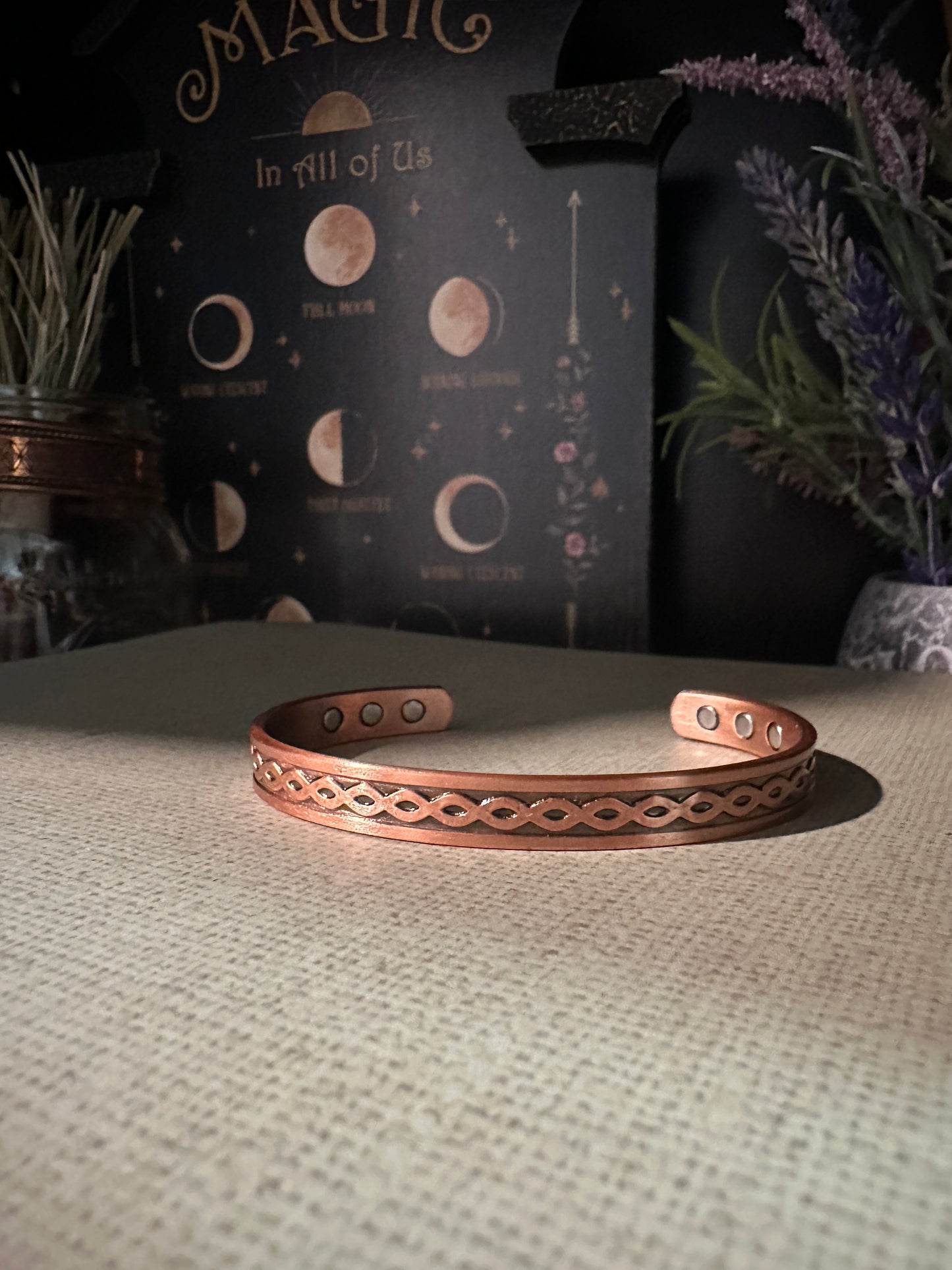 Infinity Magnetic Copper Bracelet