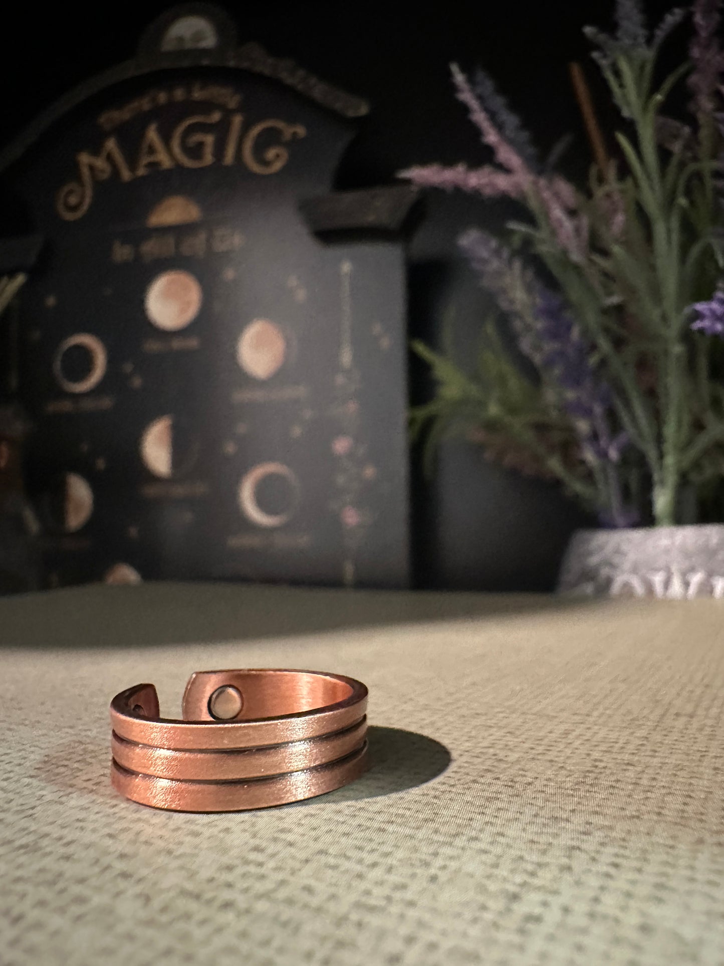 Black line Copper magnetic ring