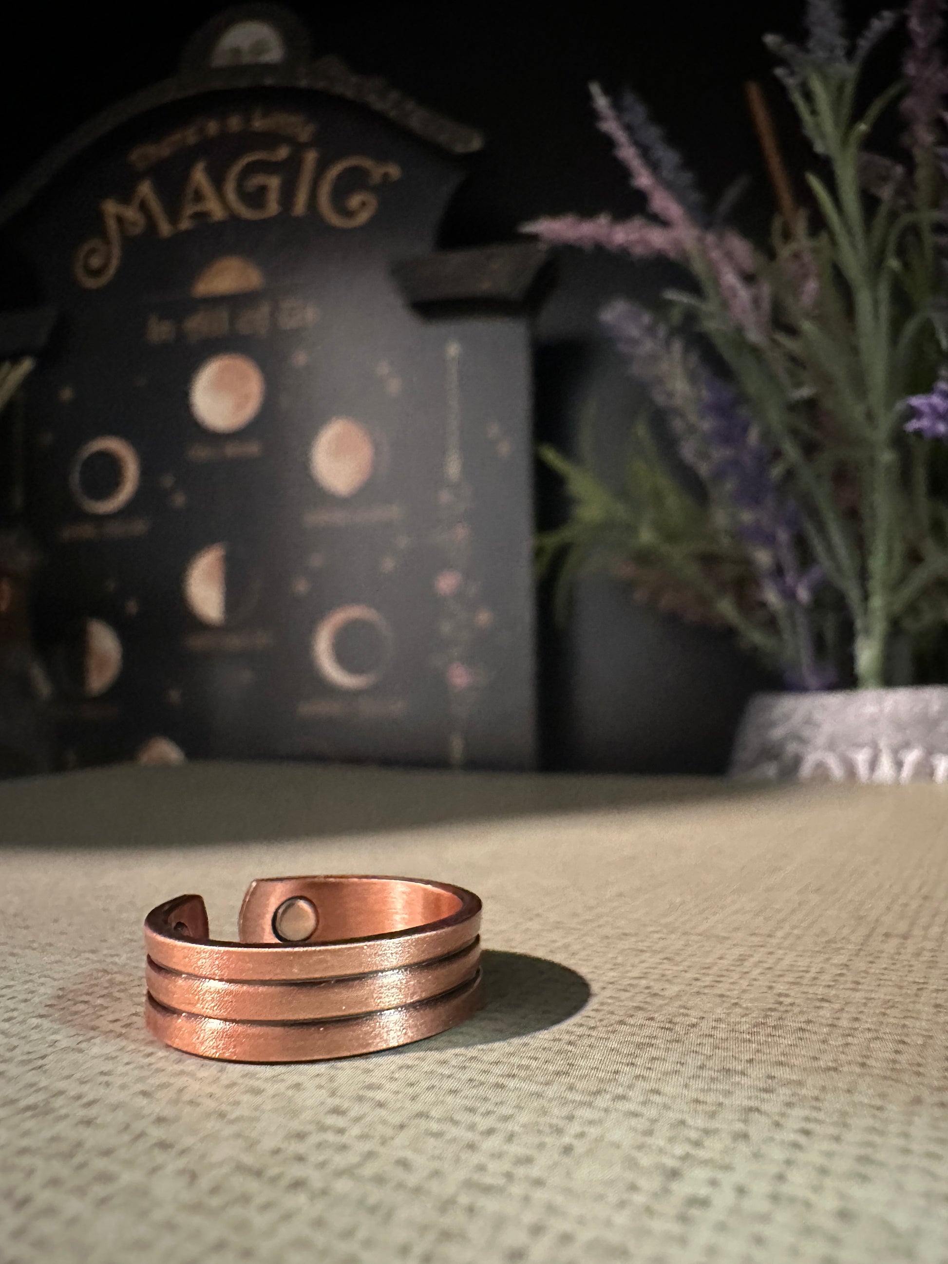 Black line Copper magnetic ring