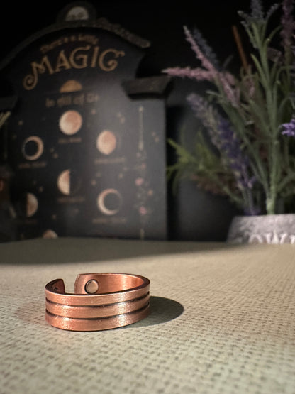 Black line Copper magnetic ring