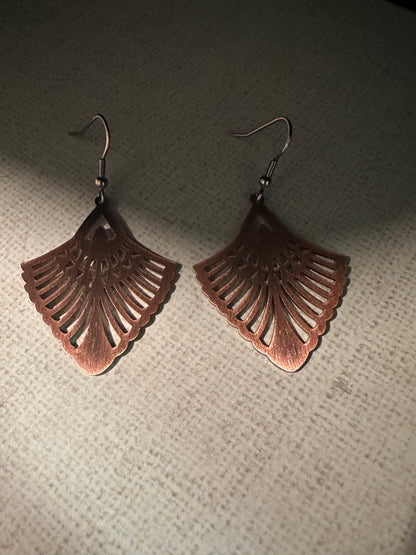 Copper Earrings Phoenix