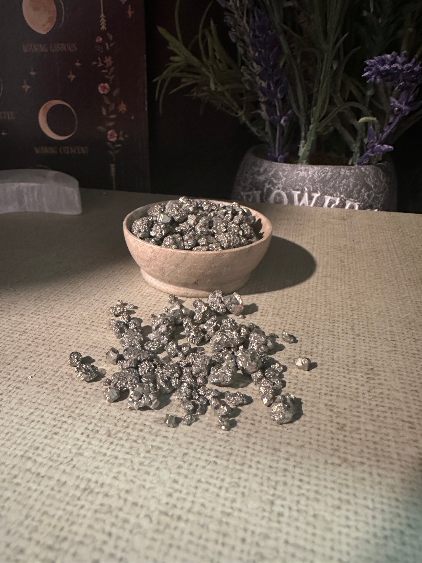 Pyrite chips