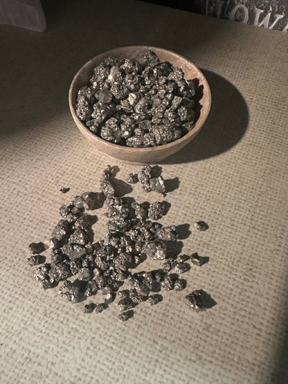 Pyrite chips