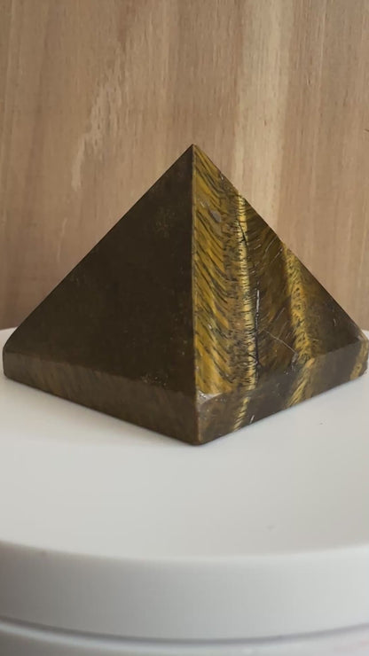 Gold Tiger Eye Pyramid 110g