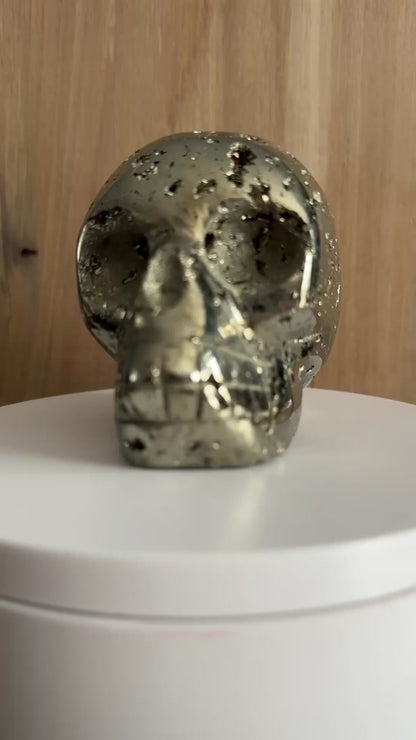 Pyrite Skull