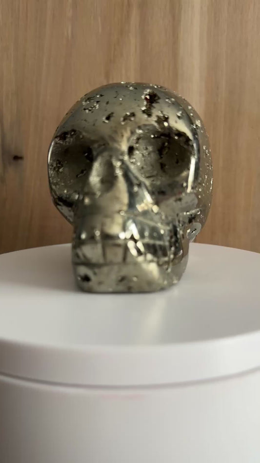 Pyrite Skull